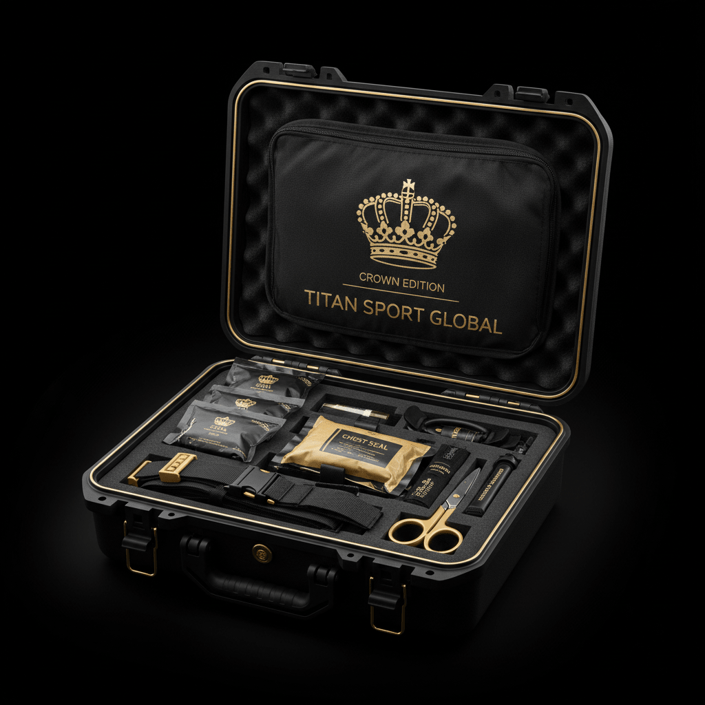 TITAN Off-Grid Emergency Trauma Kit — Midnight Crown Edition