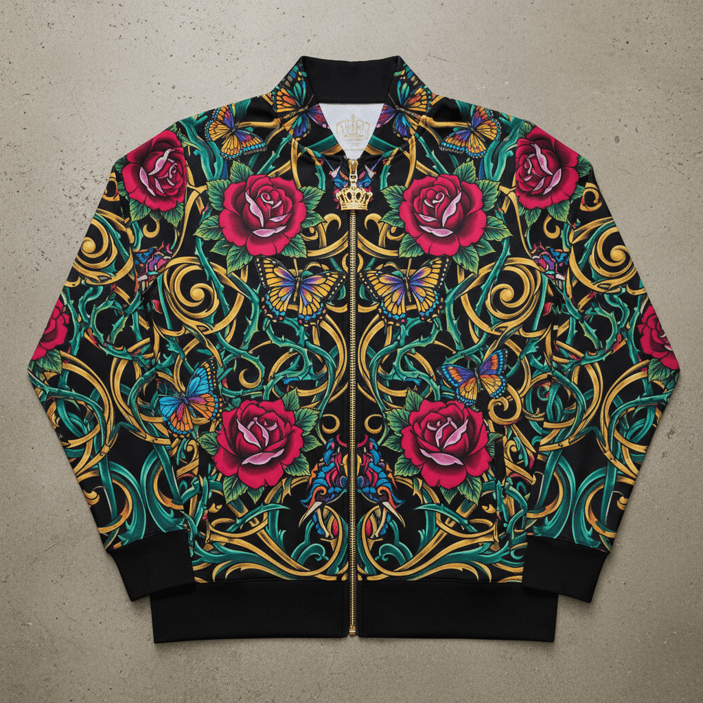 TITAN Plus Women's Rose Garden Zip Jacket — Inclusive Crown Edition