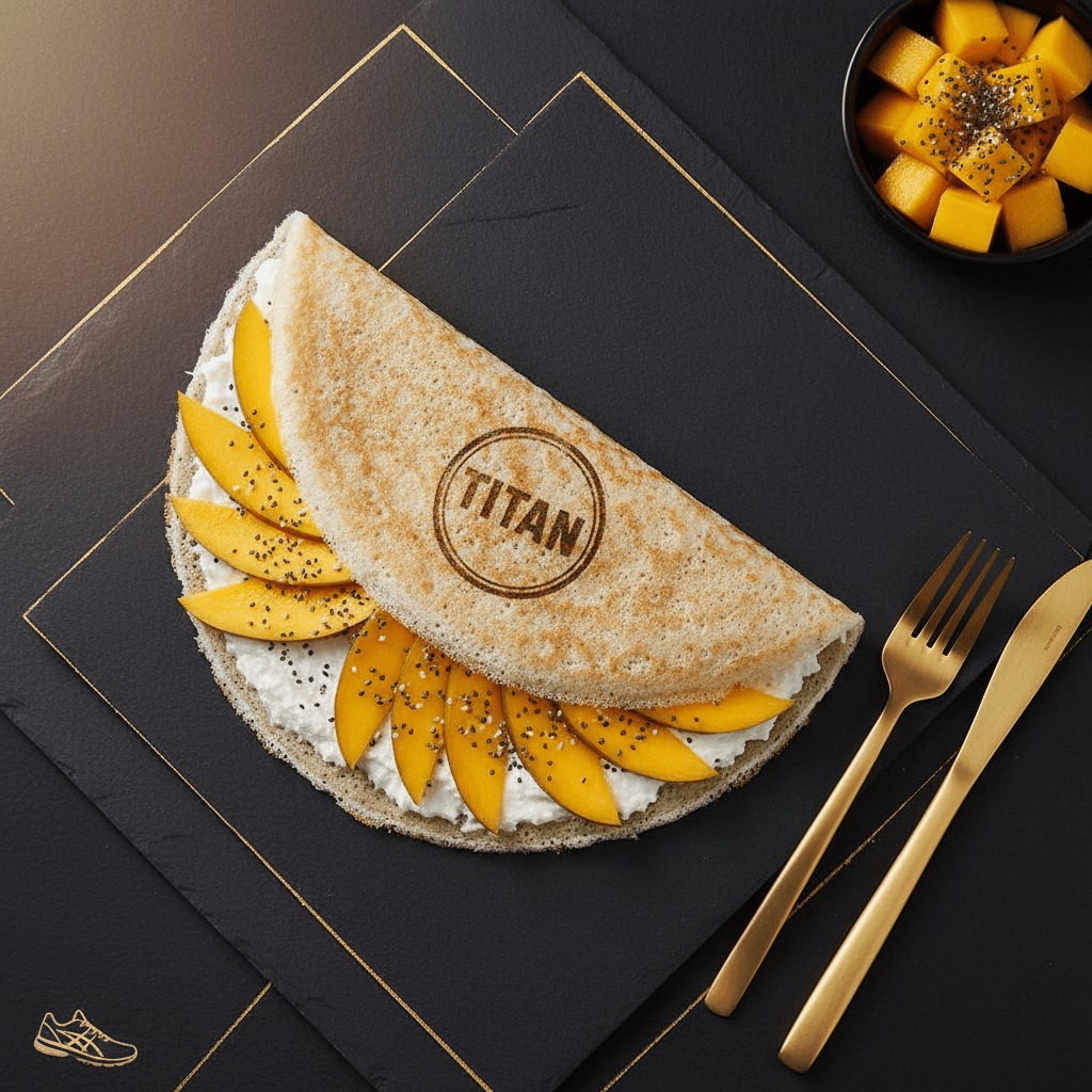 TITAN Brazilian Vegan Tapioca Crepe & Coconut Breakfast