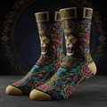 TITAN Crown Edition Tattoo Art Quarter Athletic Socks