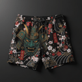 TITAN Men's Swim Trunks Samurai King Crown Edition