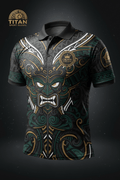 TITAN Men's Maori Warrior Sport Polo Tangata Edition