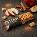 TITAN Vegan Protein Bar Apple Pie Crown Edition — 20g protein premium product shot