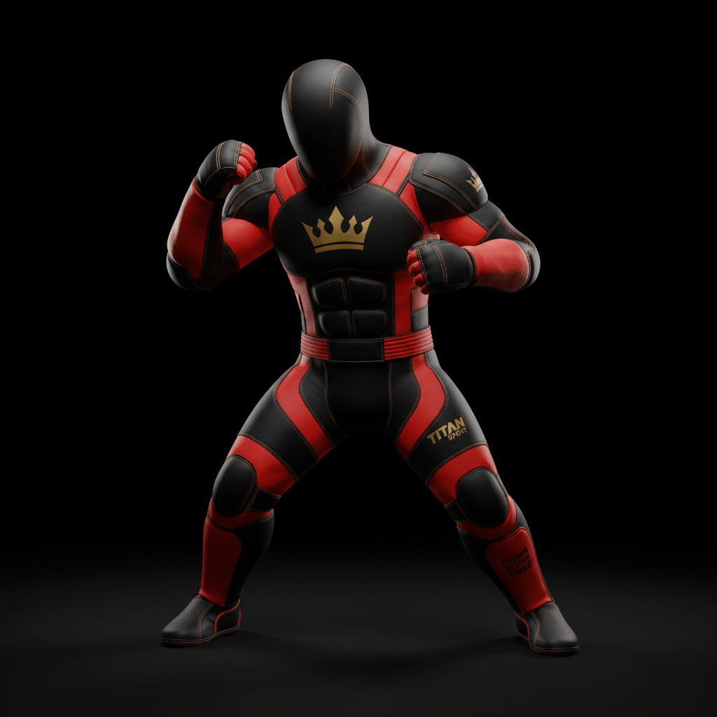 TITAN Off-Grid Grappling Dummy — Lava Crown SWAG