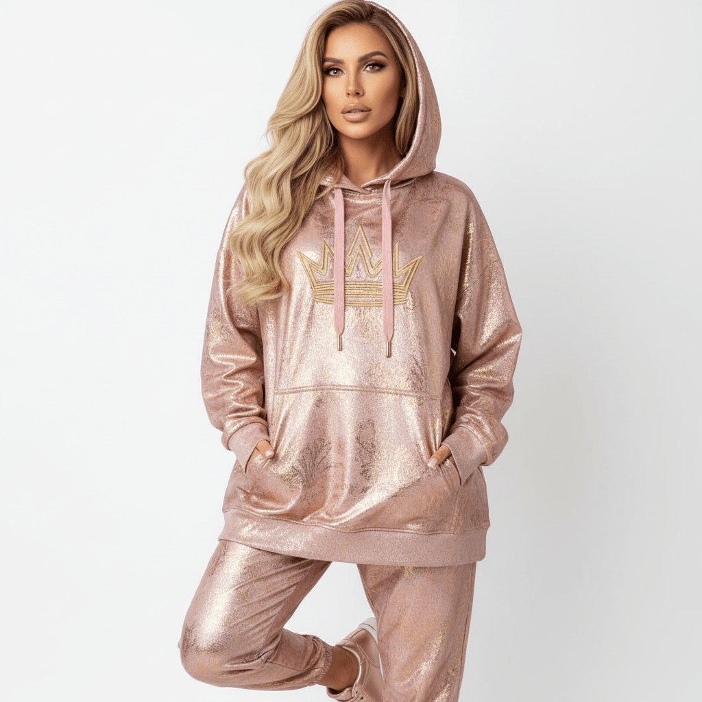 TITAN Rose Gold Crown Women’s Hoodie — Crown SWAG Edition