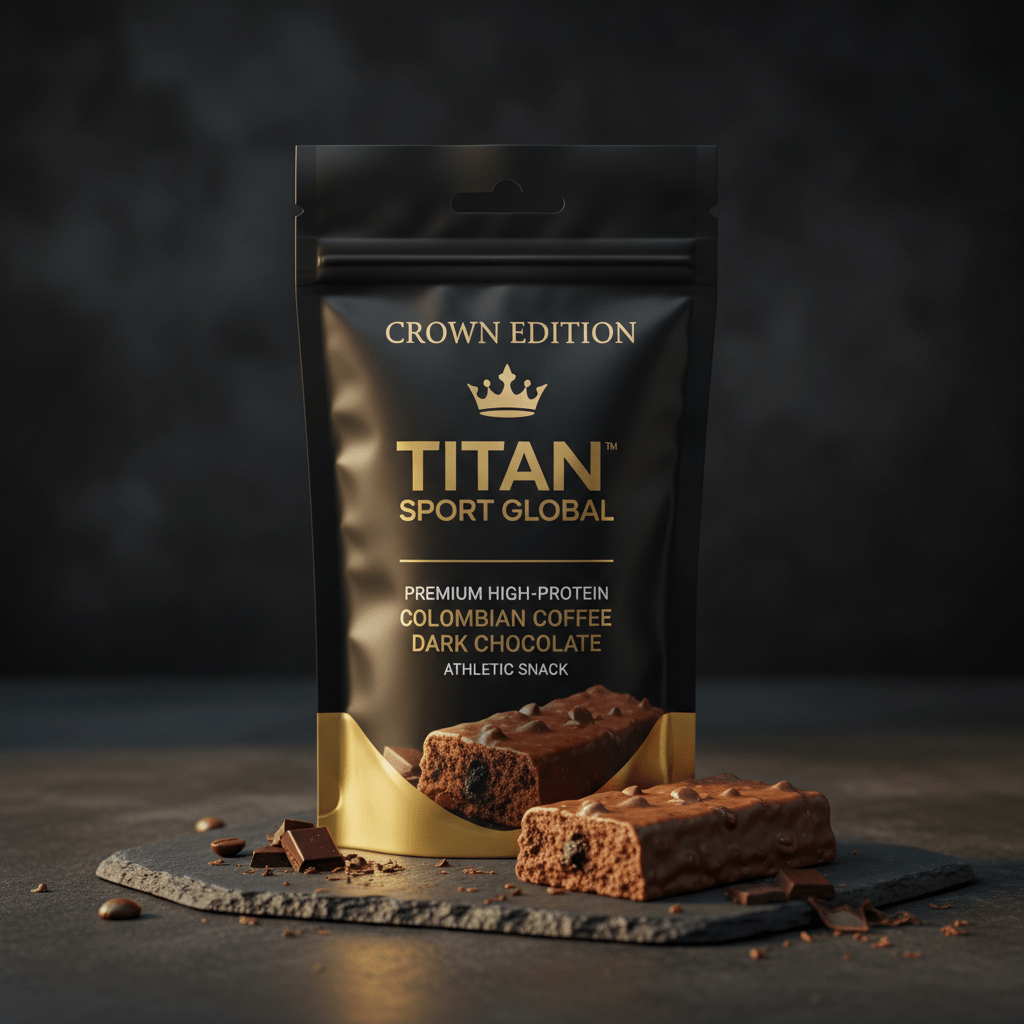 Colombian Coffee Dark Chocolate Protein Bar — TITAN SPORT GLOBAL