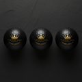 TITAN Crown Edition Matte Black Golf Balls
