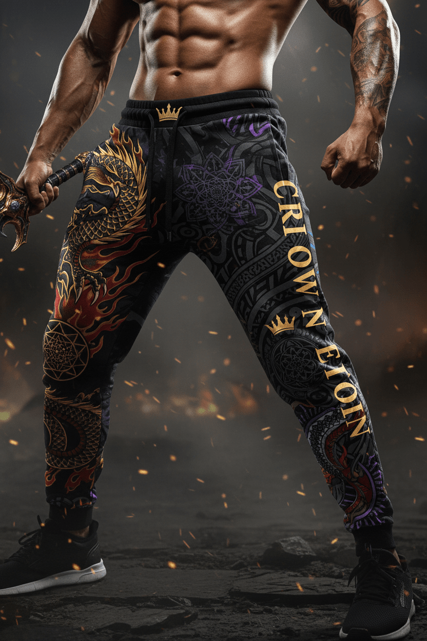 TITAN Warrior Never Rests Joggers - Leg Detail
