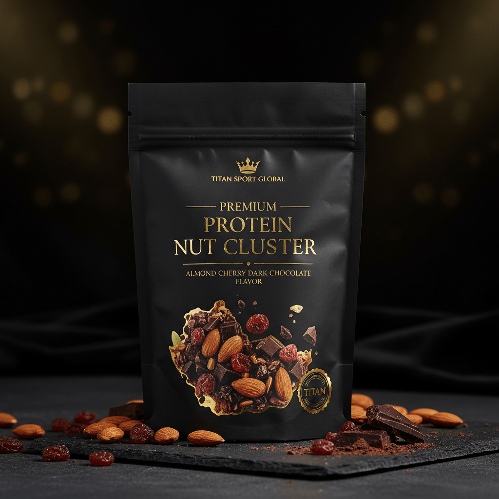 Crown High-Protein Dark Chocolate Cherry Almond Clusters