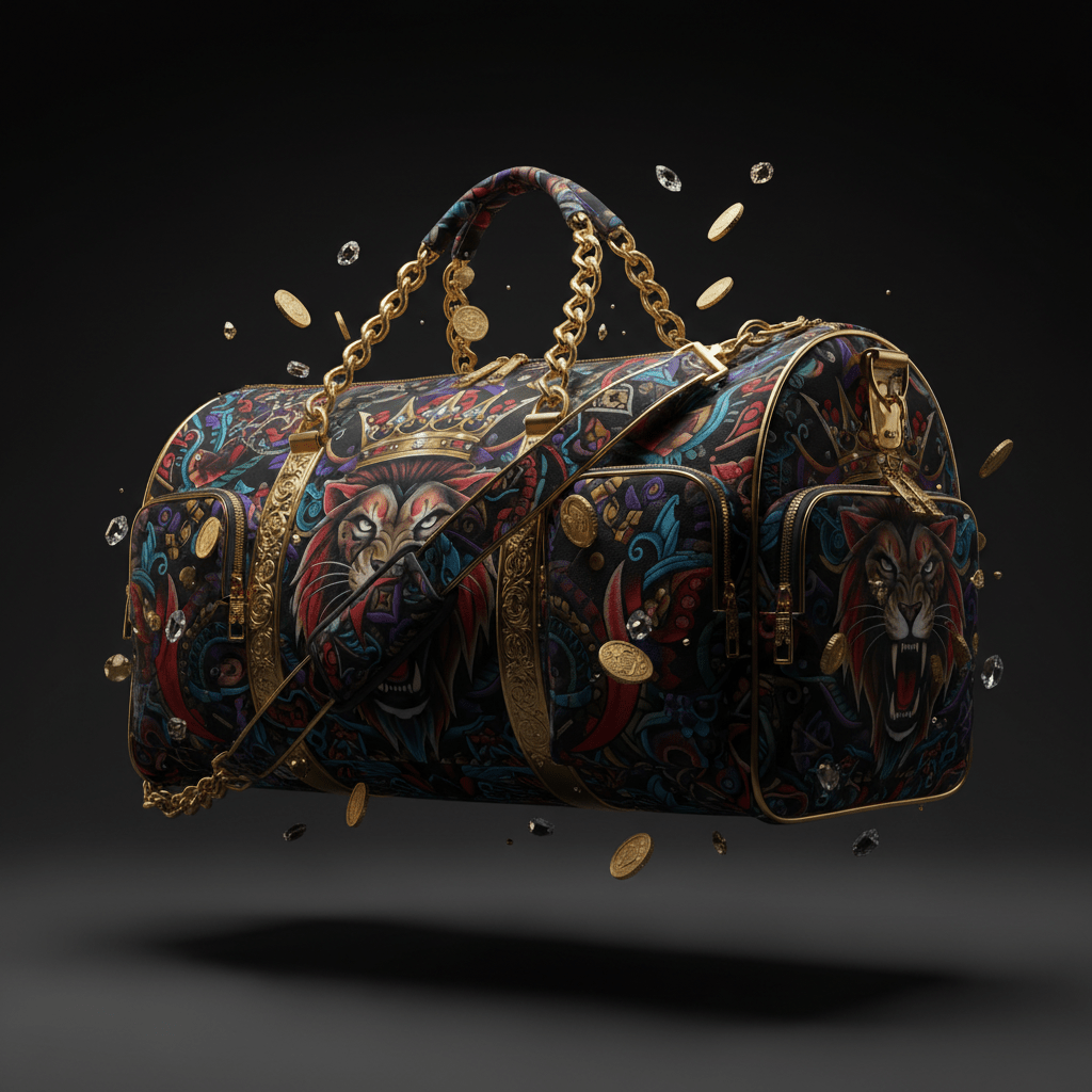 TITAN Large Duffle Bag - Gym King Crown Edition Design