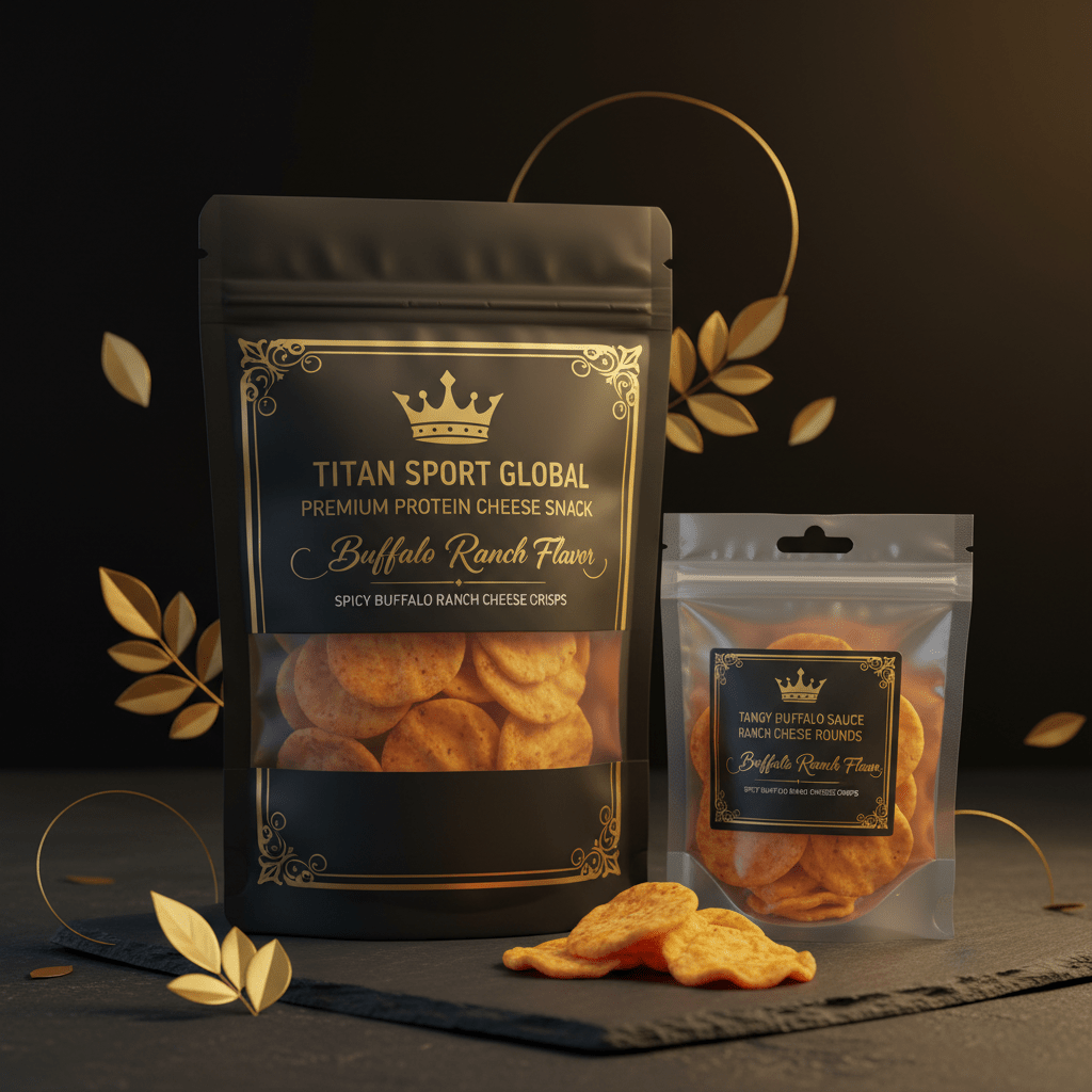Crown High-Protein Buffalo Ranch Cheese Crisps