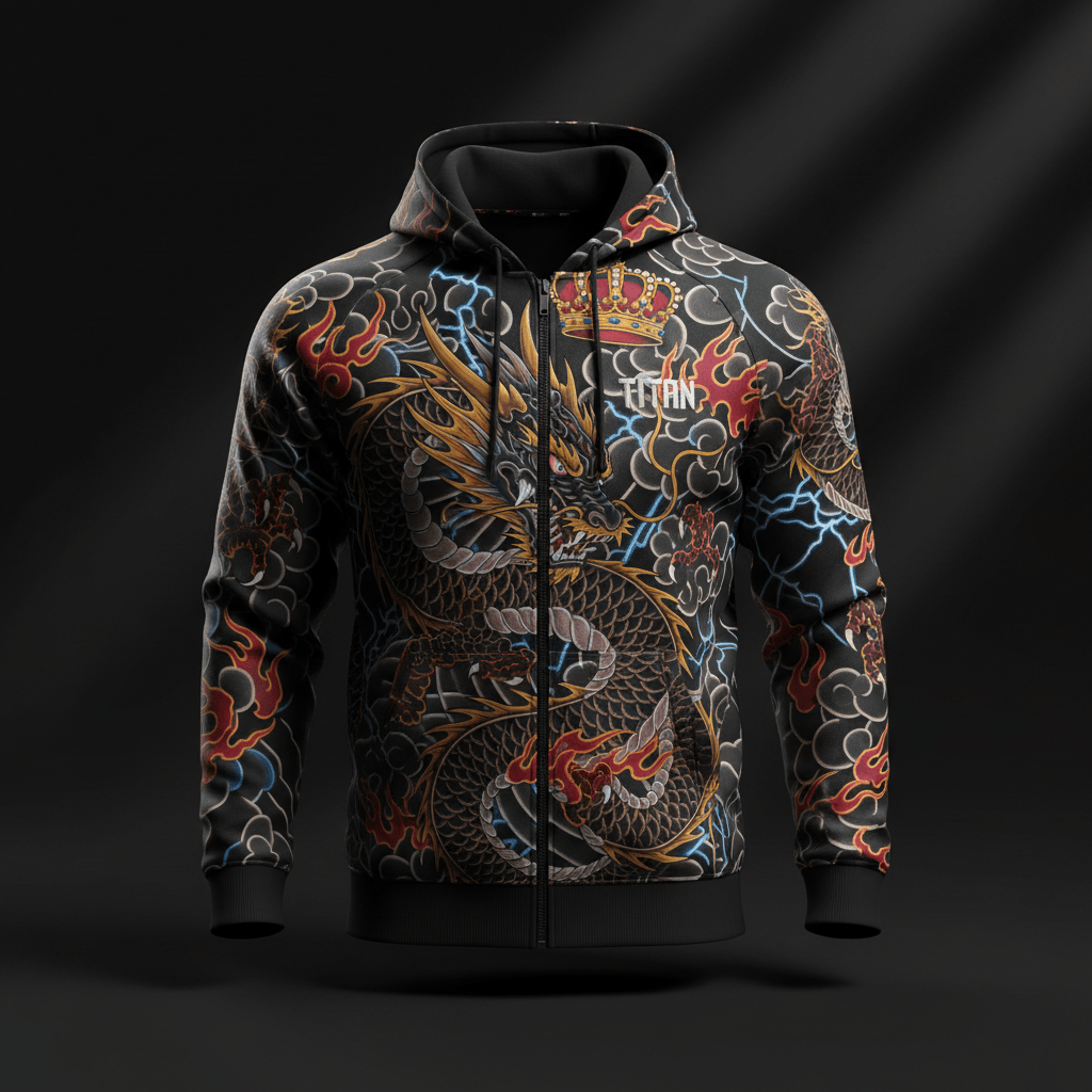 TITAN Men's Zip-Up Hoodie - Performance Fleece