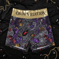 TITAN Crown Edition Tattoo Art Black Widow Compression Shorts Women's Athletic Bottoms