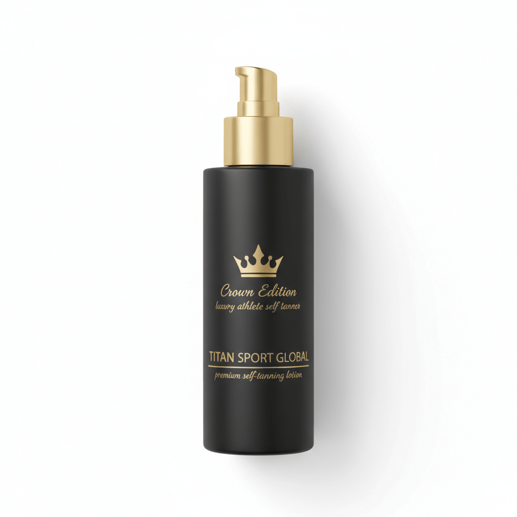 TITAN Golden Glow Self-Tanning Lotion — Streak-Free Bronze for Athletes