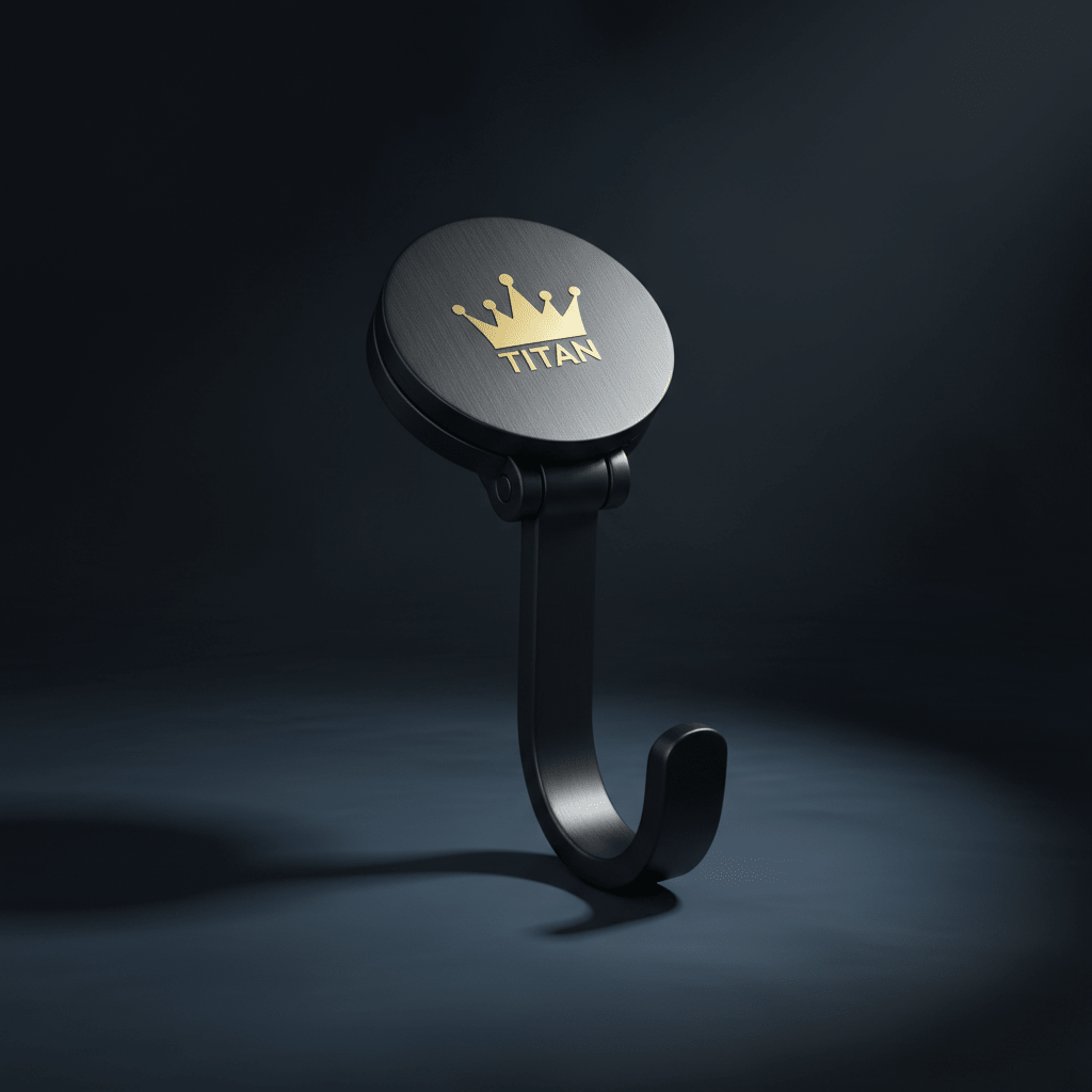 TITAN Gym Bag Hook Hanger - Crown Edition Logo