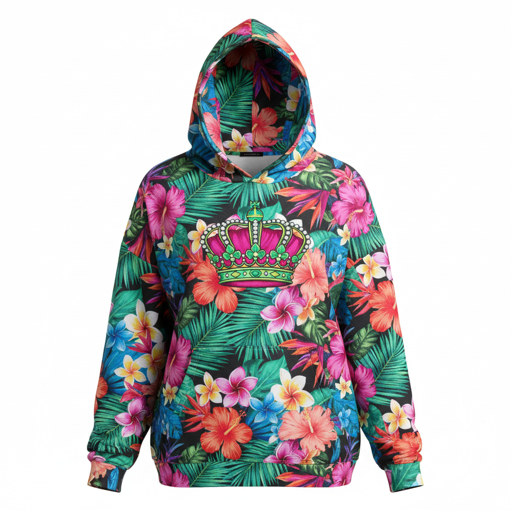 TITAN Tropical Crown Women’s Hoodie — Crown SWAG Edition