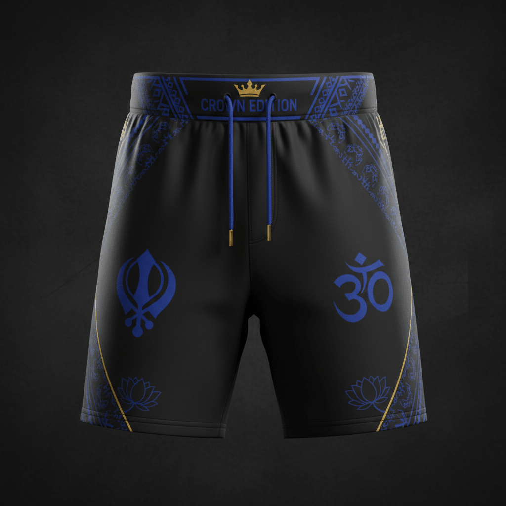 TITAN Sikh Khalsa Training Shorts — Chardi Kala Edition