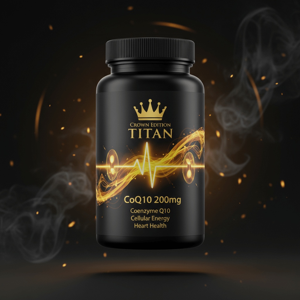 TITAN CoQ10 — 200mg Coenzyme Q10 for Cellular Energy & Heart Health