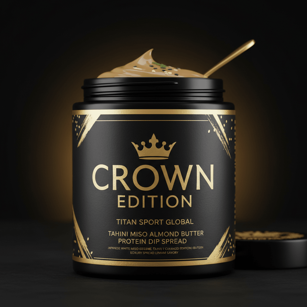 Crown High-Protein White Miso Tahini Almond Butter Dip