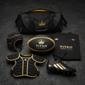 TITAN Crown Edition Rugby Ultimate Bundle Set Matte Black Gold