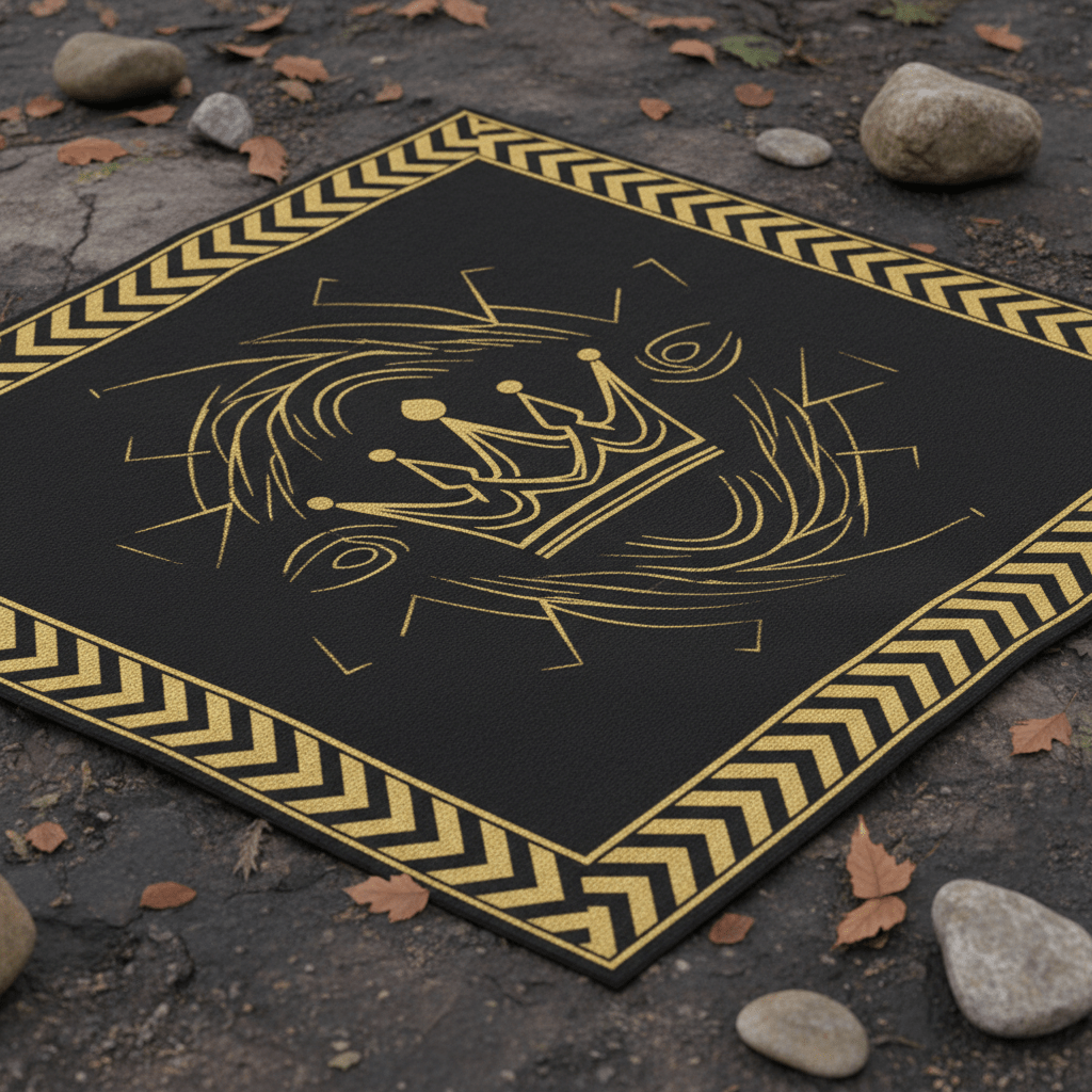 TITAN LuxeGround Glamping Outdoor Rug — Crown Edition