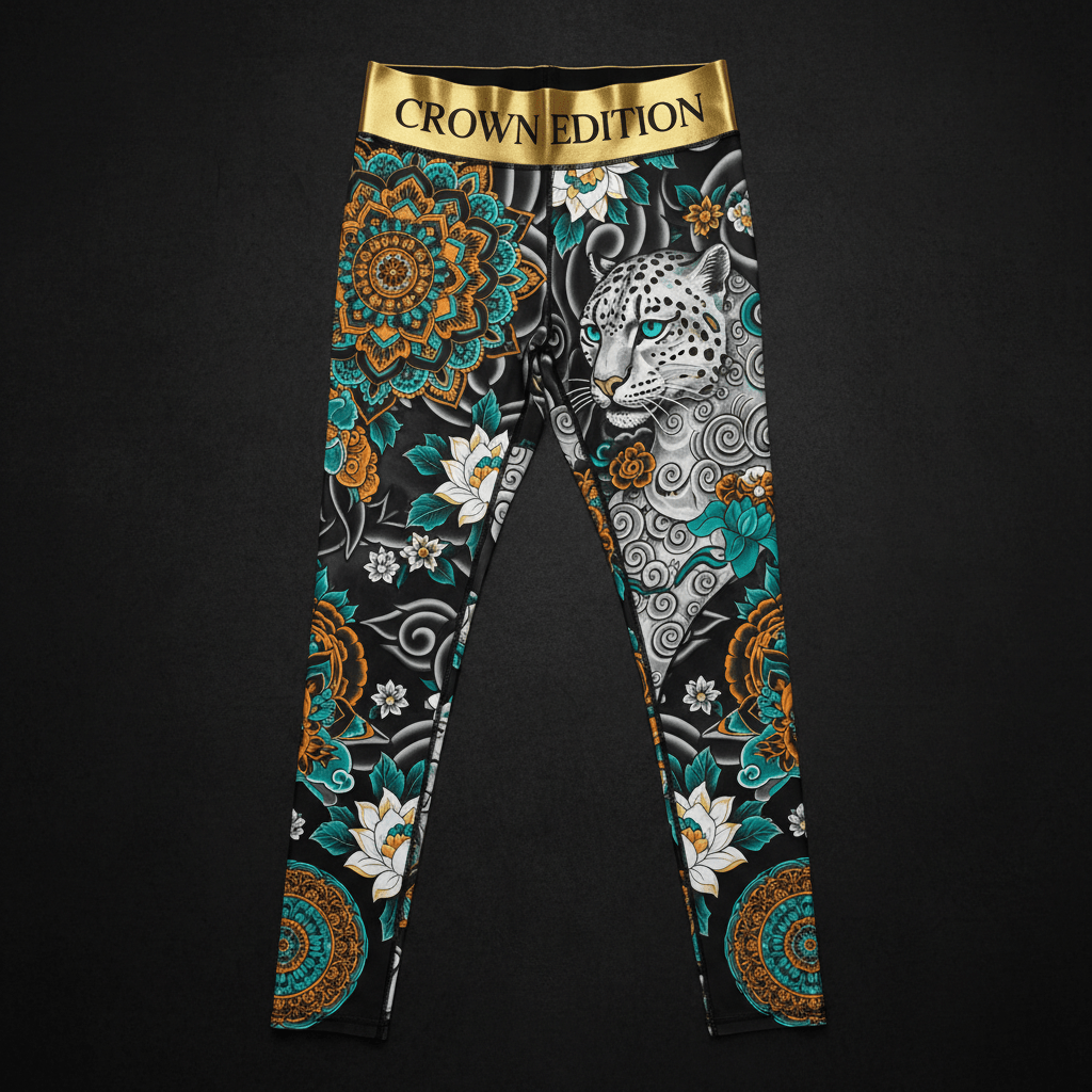 TITAN Crown Edition Tattoo Art Tibetan Snow Leopard Pants Women's Athletic Bottoms