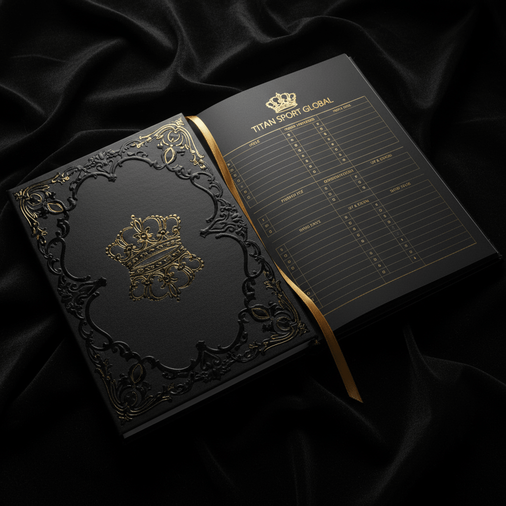 TITAN Golf Yardage & Stats Journal Crown Edition