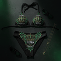 TITAN Women's Crown Edition Bikini Set Emerald Gold