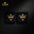TITAN Crown Wristbands — Gold Crown Edition (2-Pack)