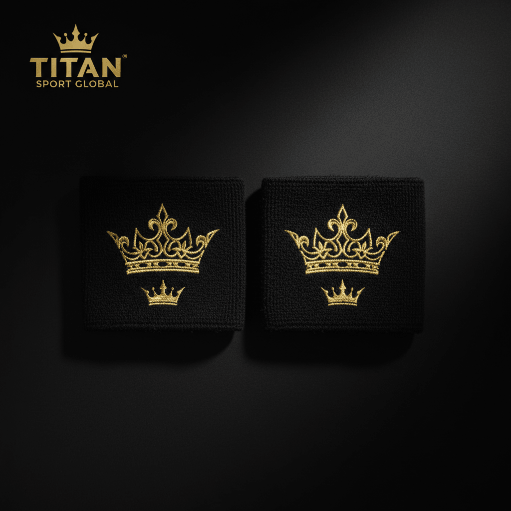 TITAN Crown Wristbands — Gold Crown Edition (2-Pack)