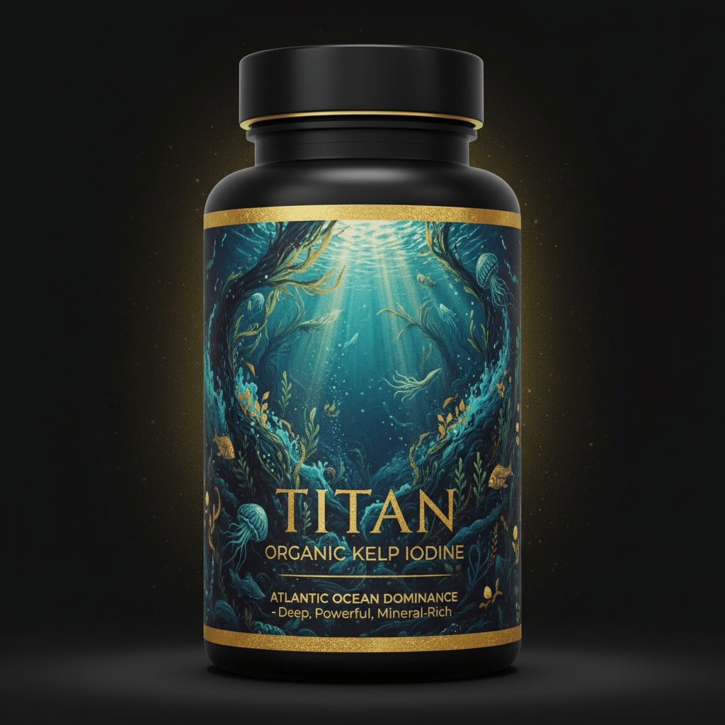 TITAN Organic Kelp Iodine - Thyroid & Metabolism Powerhouse