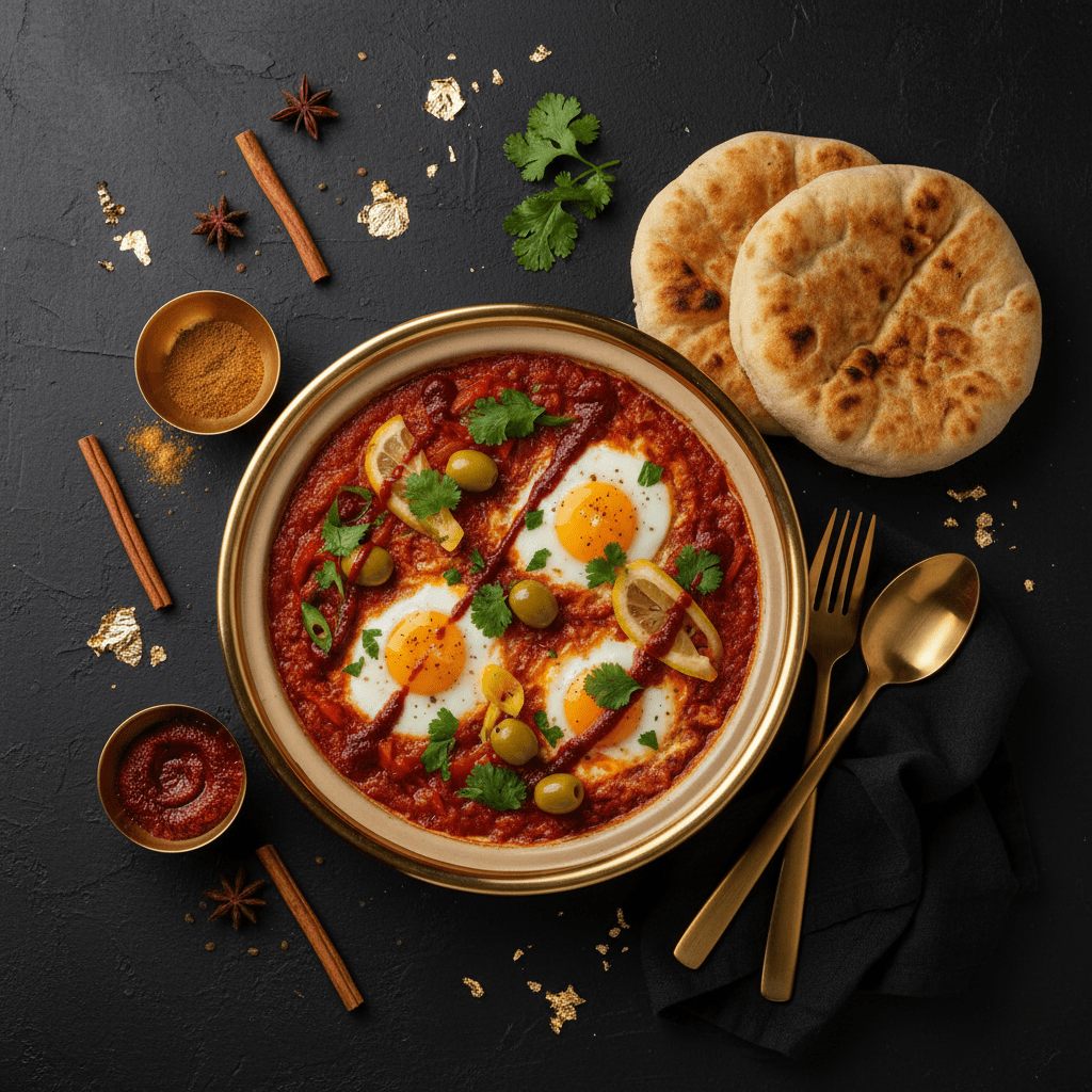 TITAN Moroccan Egg Tagine Vegetarian Muscle Dinner