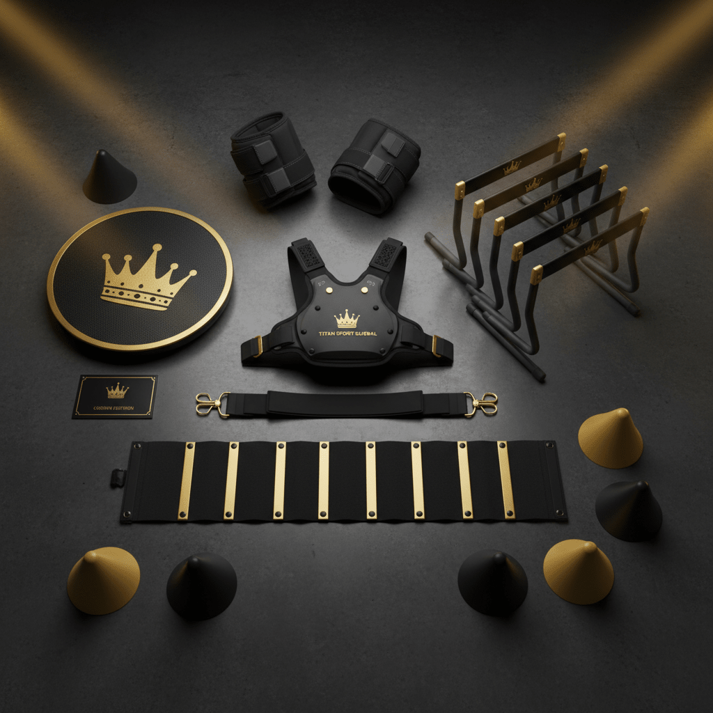 TITAN All-In-One Soccer Player's Home Gym Kit Crown Edition