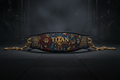 TITAN Pro Dip Belt — Bold Crown Edition tattoo-style artwork