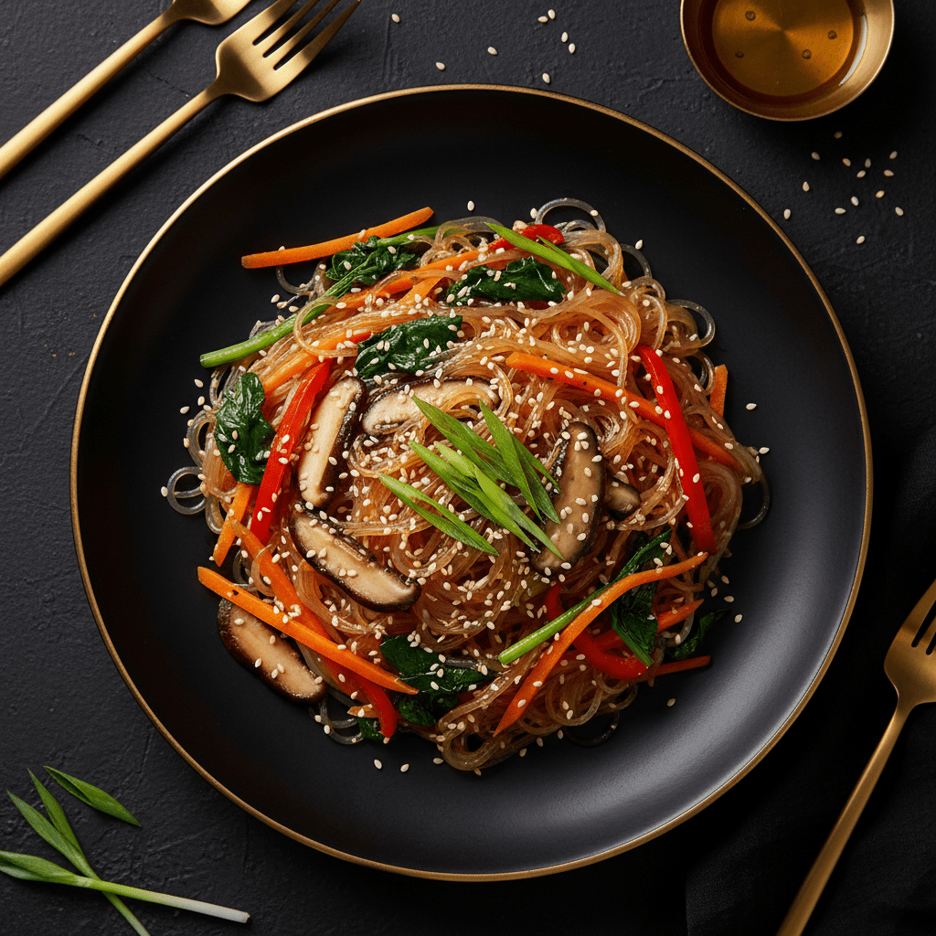 TITAN Korean Japchae Glass Noodle Vegan Lunch Salad