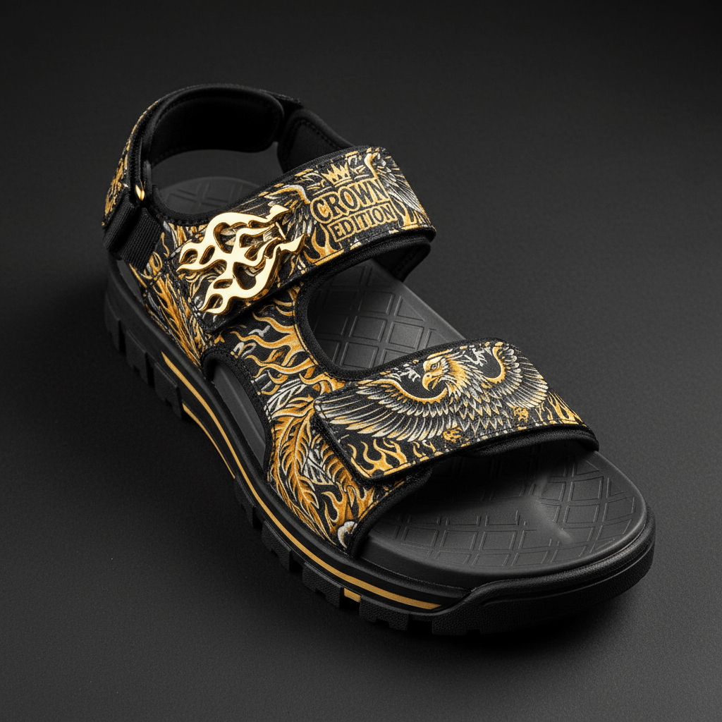 TITAN Phoenix Fire Sport Sandal tattoo art Crown Edition
