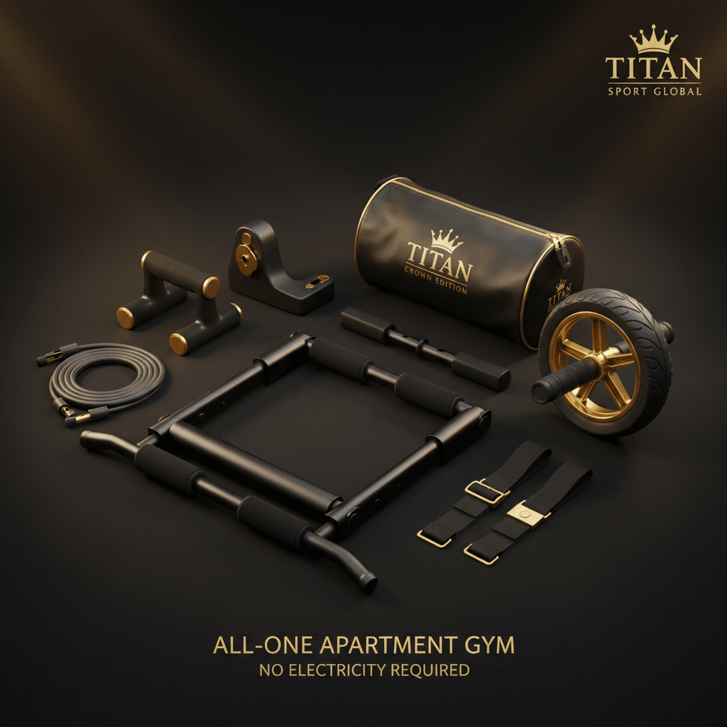TITAN All-In-One Apartment & Small Space Home Gym System Crown Edition