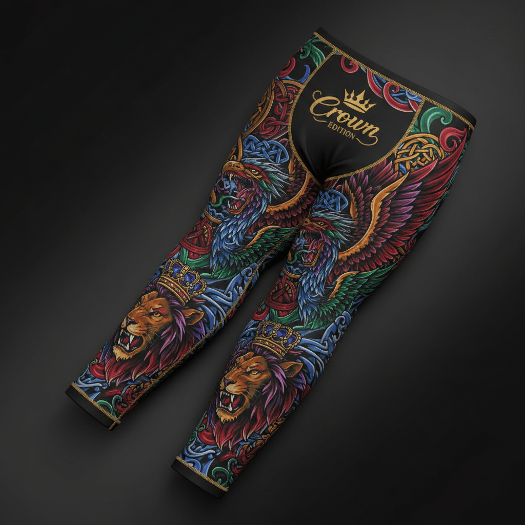 TITAN Crown Edition Tattoo Art Compression Arm Sleeves