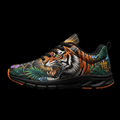 TITAN Crown Edition Color Bengal Tiger Men's Running Shoe Color Tattoo Art