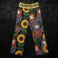 TITAN Crown Edition Tattoo Art Russian Folk Wide-Leg Pants Women's Athletic Bottoms