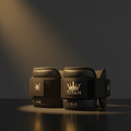 TITAN Pro Adjustable Ankle Weights Pair Black & Gold