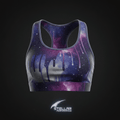 TITAN SWAG HER Sports Bra — Galaxy Drip