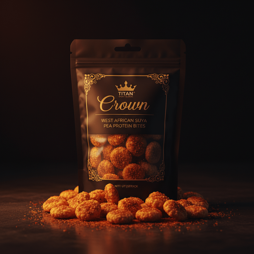 Crown West African Suya Pea Protein Bites - TITAN SPORT GLOBAL
