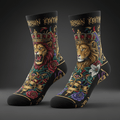 TITAN Crown Edition Tattoo Art Tennis Socks