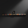 TITAN Crown Edition Straight Bar Cable Attachment — Crown Edition matte black and gold