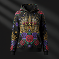 Crowned In Glory Women's Hoodie — TITAN Crown Edition tattoo artwork