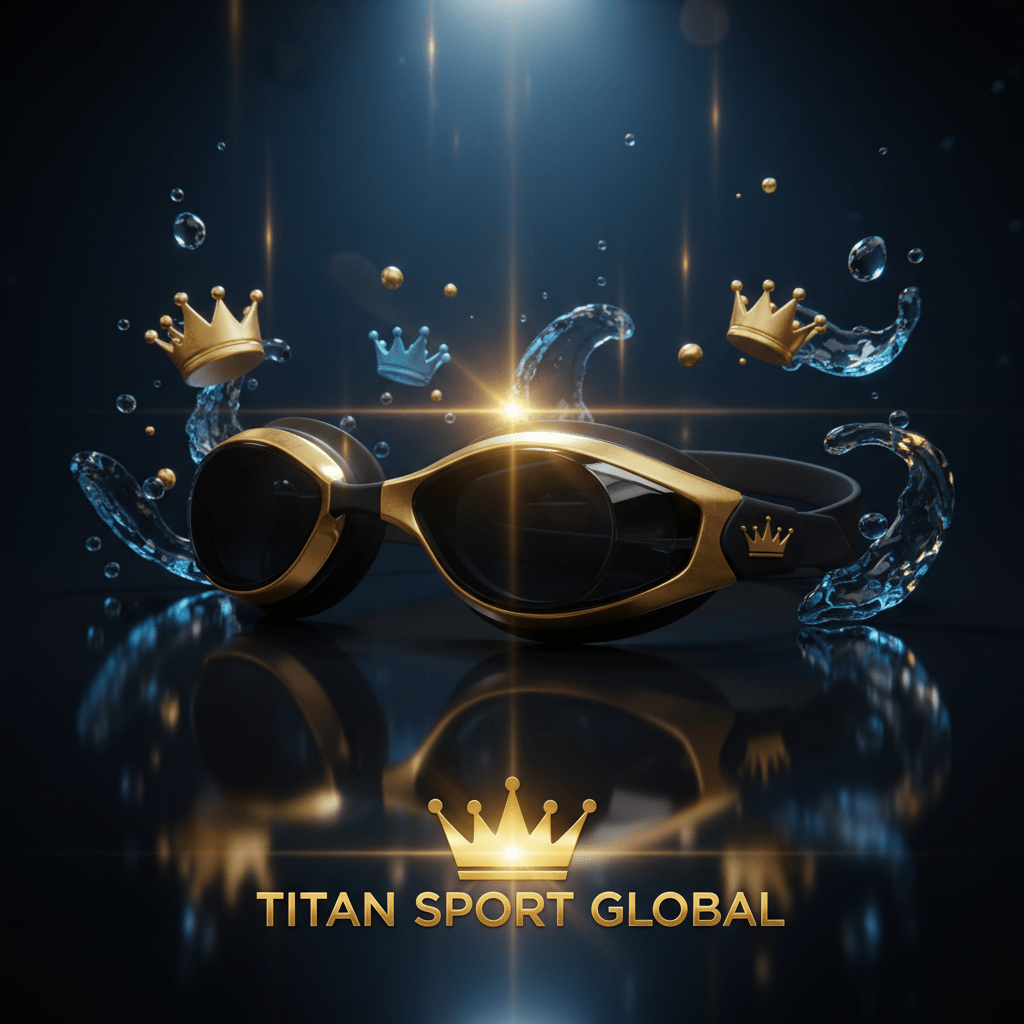 TITAN SPORT GLOBAL youth anti-fog swim goggles crown edition