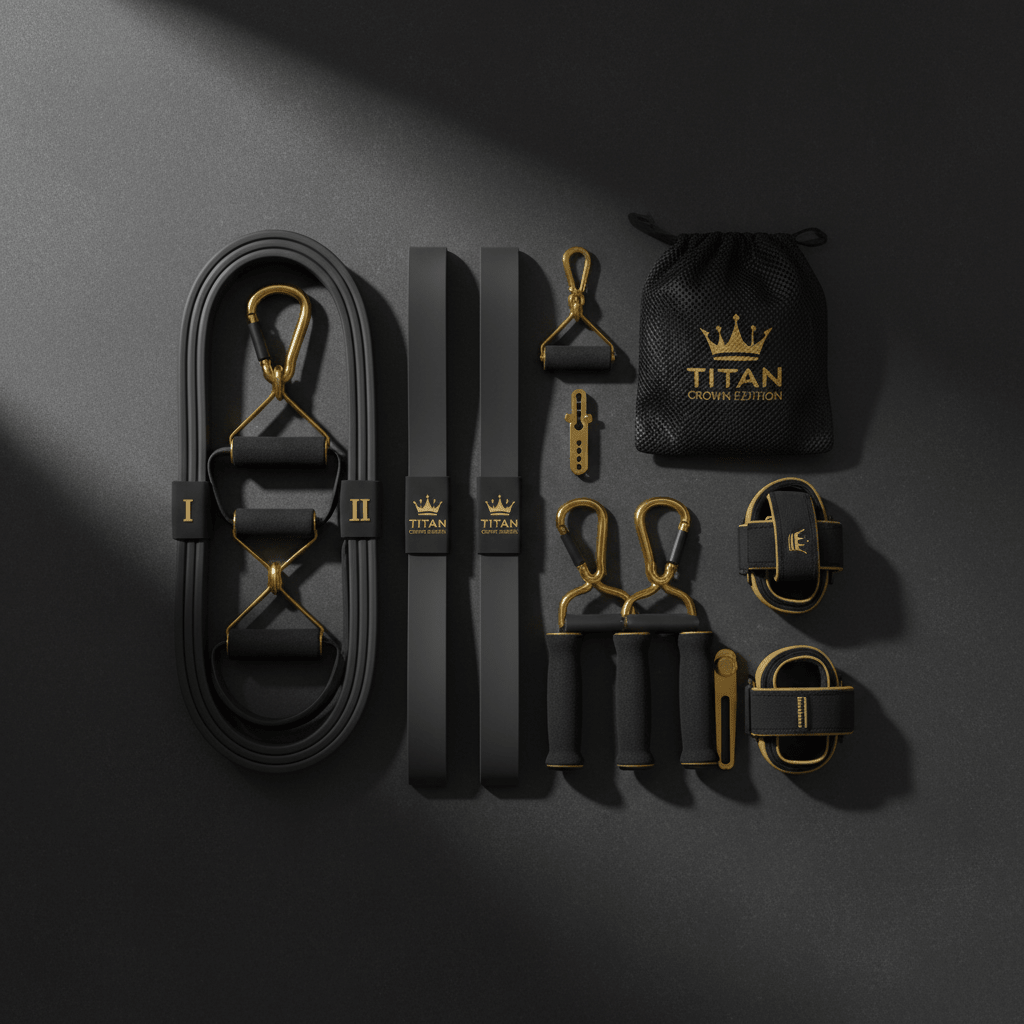 TITAN Crown Edition Rowing Dryland Resistance Band Set