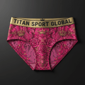 TITAN Crown Edition Women's Magenta Phoenix Sport Briefs — Magenta & Gold