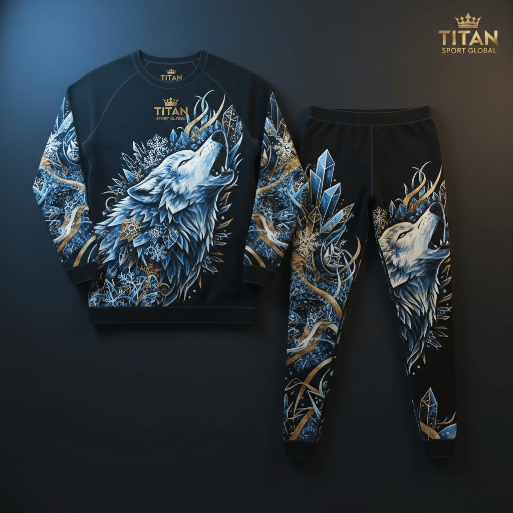TITAN Thermal Base Layer Set Organic Merino Wool Cold Weather Long Sleeve Top and Leggings